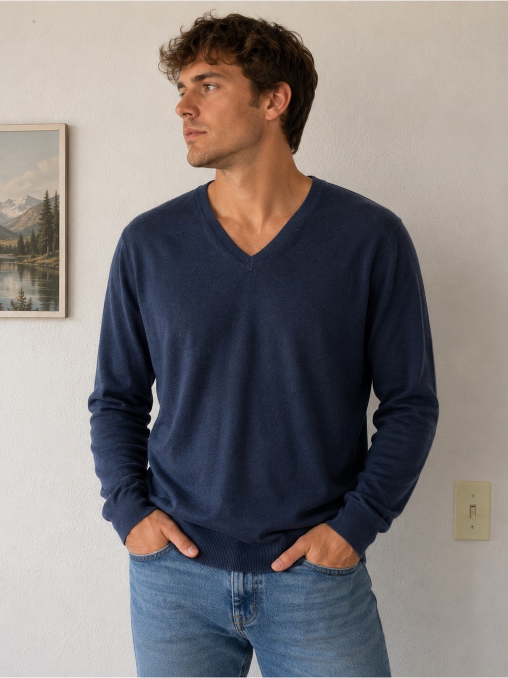 Banana Republic men's luxury blend size M